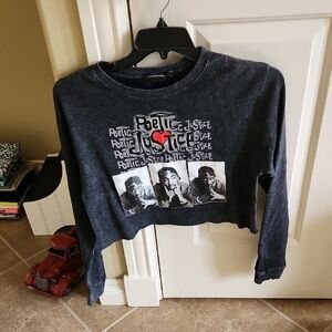 Chemistry Black Long Sleeve Tee